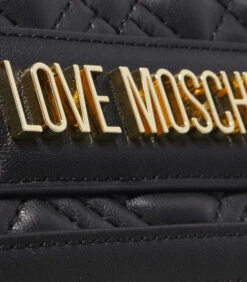 LOVE MOSCHINO Clutch Zwart JC5681PP1GLA0000 9 LOVE MOSCHINO Clutch Zwart JC5681PP1GLA0000 -Hexagona winkel 02bd693bd6354ec0a445bf67bf136eec