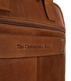The Chesterfield Brand Calvi Laptoptas 15.6'' Cognac -Hexagona winkel 031da76530d346a780666692faf3cfc1