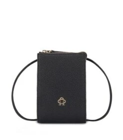 Lederen Handtas Anouk Zwart