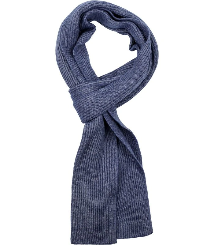 Profuomo Sjaal Wol Donkerblauw 1 Profuomo Sjaal Wol Donkerblauw
