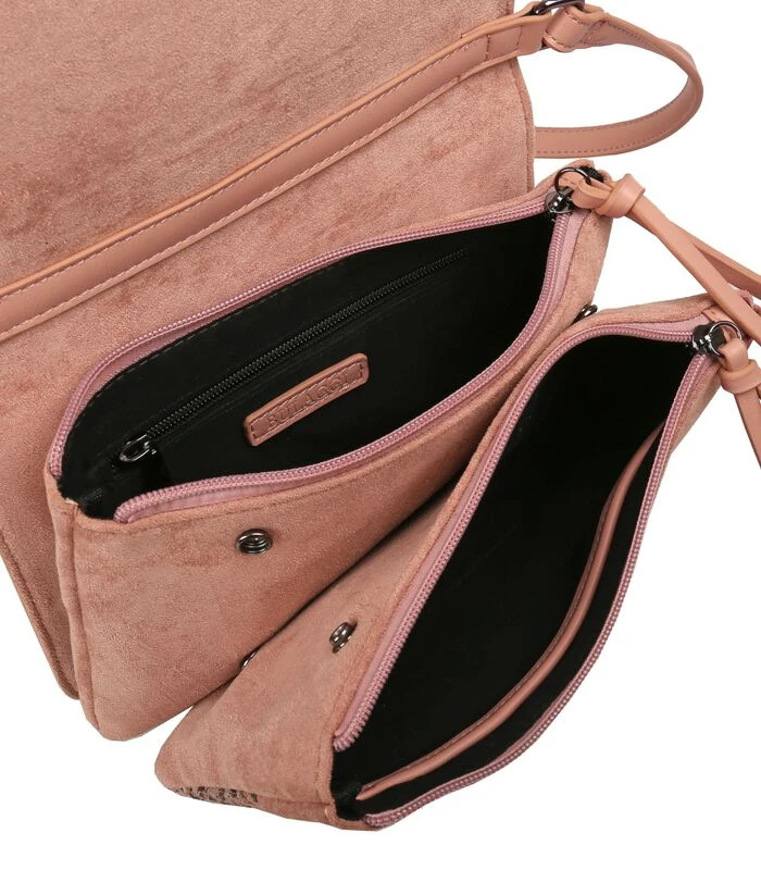 Snake Crossbody Tas - Oud Roze 4 Snake Crossbody Tas - Oud Roze - Afbeelding 4