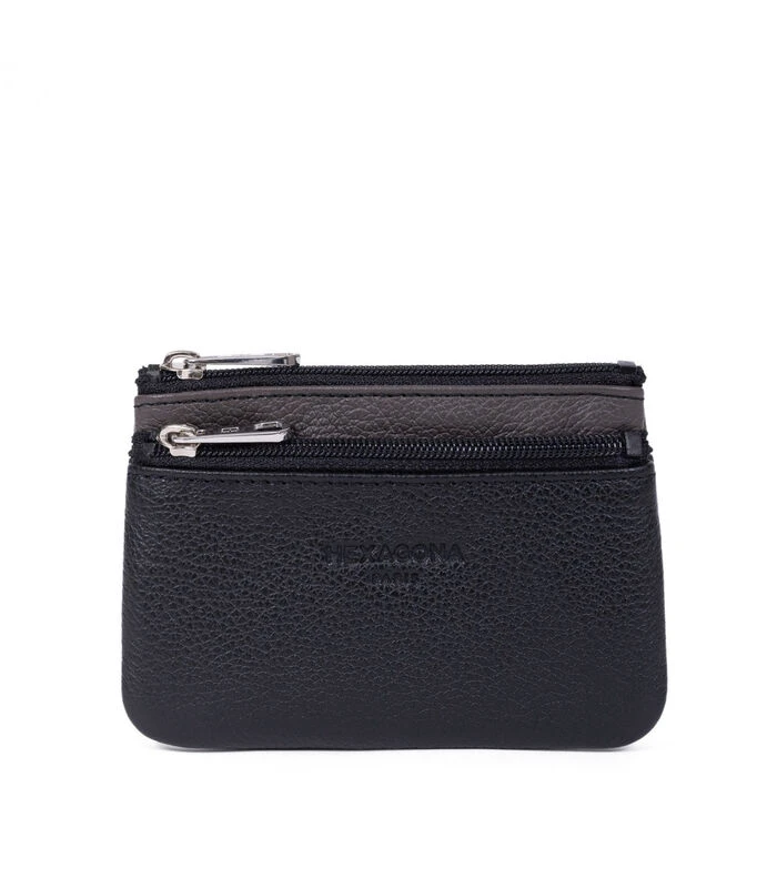 Hexagona Portemonnee In Kalfsleder DUO 1 Hexagona Portemonnee In Kalfsleder DUO