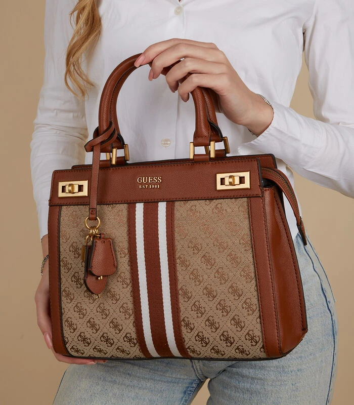 Guess Monique Handtas Cognac HWJB78-70260-LLG 2 Guess Monique Handtas Cognac HWJB78-70260-LLG - Afbeelding 2