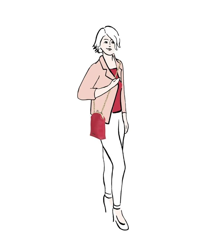 Bubbles Frame Bag - Fuchsia 5 Bubbles Frame Bag - Fuchsia - Afbeelding 5