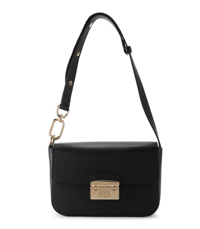 Furla Metropolis Schoudertas Zwart WB00772AX0732O6000 1 Furla Metropolis Schoudertas Zwart WB00772AX0732O6000