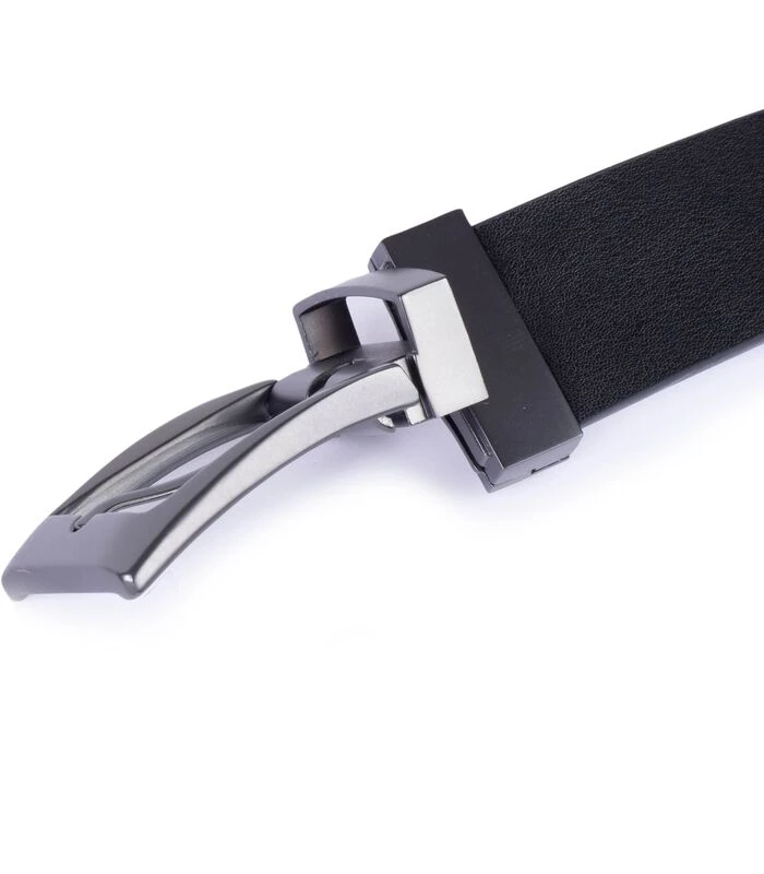 ISOTONER 2 In 1 Omkeerbare Riem - Zwart En Grijs 4 ISOTONER 2 In 1 Omkeerbare Riem - Zwart En Grijs - Afbeelding 4