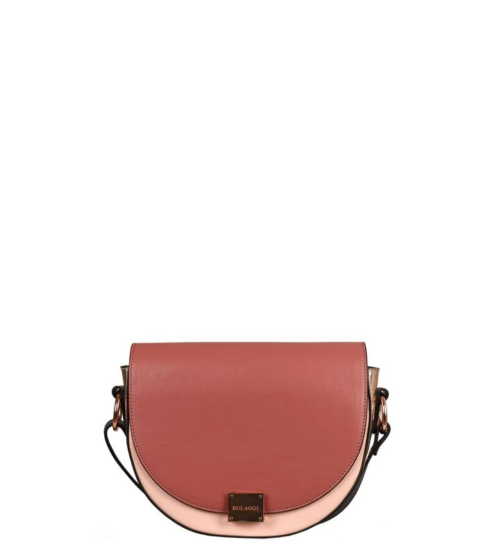 Emy Half Moon Bag - Koraalrood 1 Emy Half Moon Bag - Koraalrood