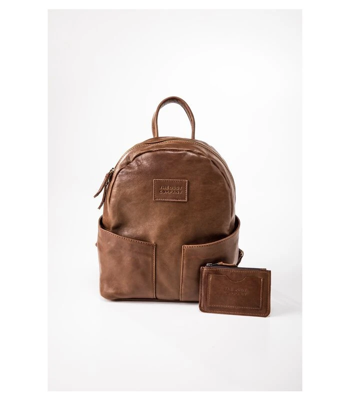 Leren Rugzak Van Lamsleer Bruin 3 Leren Rugzak Van Lamsleer Bruin - Afbeelding 3