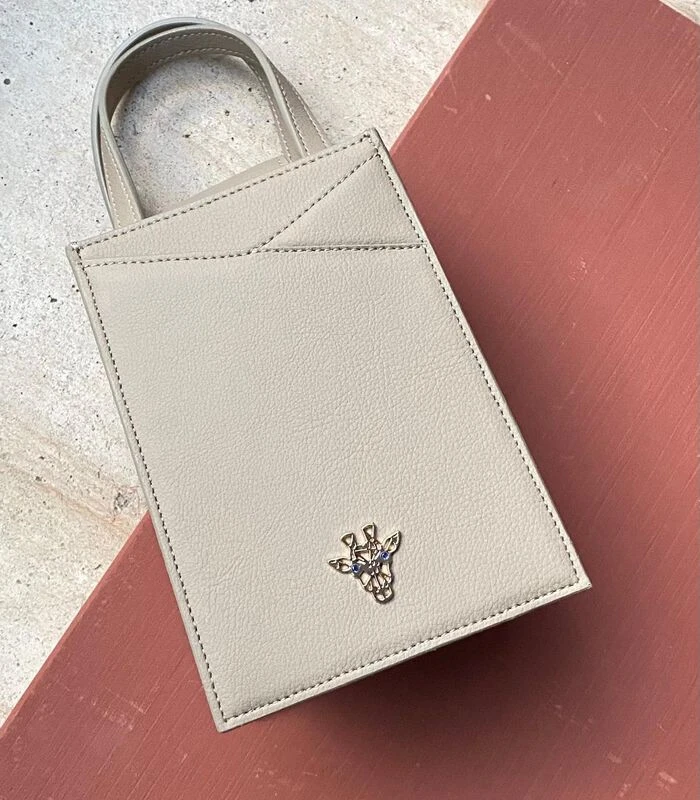 Zoë Mini -tas Giraf Beige 2 Zoë Mini -tas Giraf Beige - Afbeelding 2