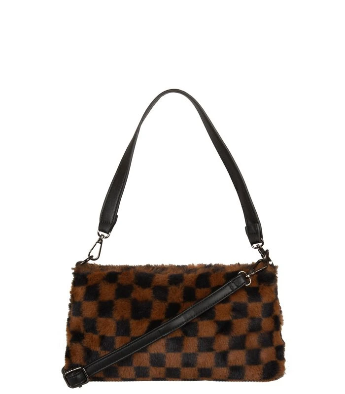 Wynona Crossbody Tas - Donker Bruin 3 Wynona Crossbody Tas - Donker Bruin - Afbeelding 3