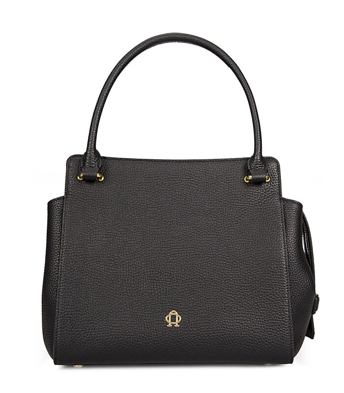 Lederen Handtas Jennifer Zwart 1 Lederen Handtas Jennifer Zwart