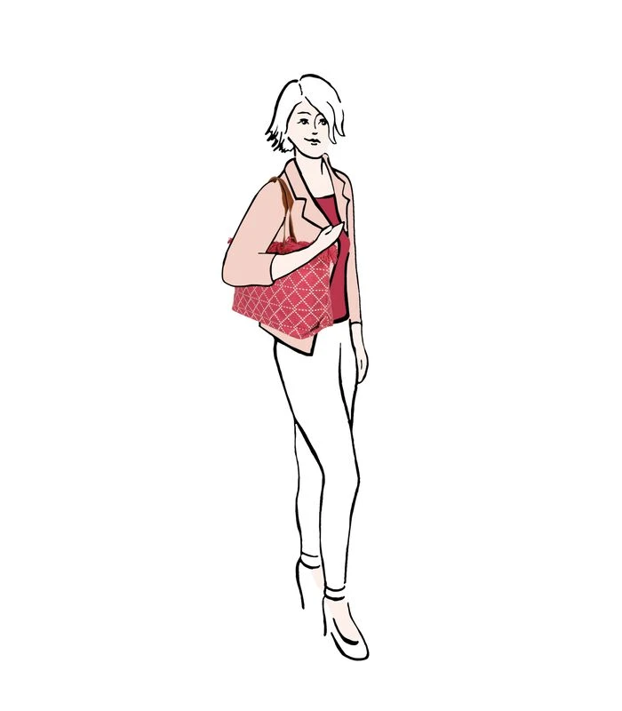 Donna Shopper - Fuchsia 5 Donna Shopper - Fuchsia - Afbeelding 5