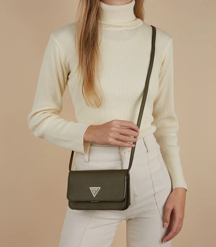 Guess Laurel Clutch Groen SWZG85-410-OLV 2 Guess Laurel Clutch Groen SWZG85-410-OLV - Afbeelding 2