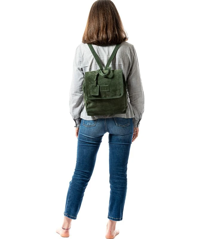 Leren Rugzak Suède Mod 238 2 Leren Rugzak Suède Mod 238 - Afbeelding 2