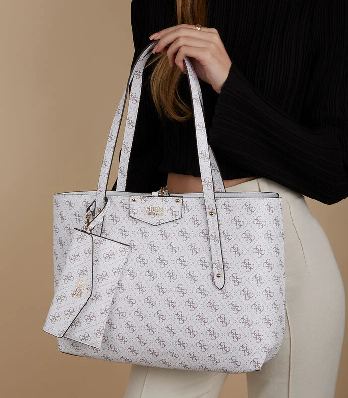 Guess Eco Brenton Shopper Wit HWESG8-39023-WLO 2 Guess Eco Brenton Shopper Wit HWESG8-39023-WLO - Afbeelding 2