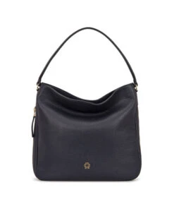 Lederen Handtas Jody Zwart