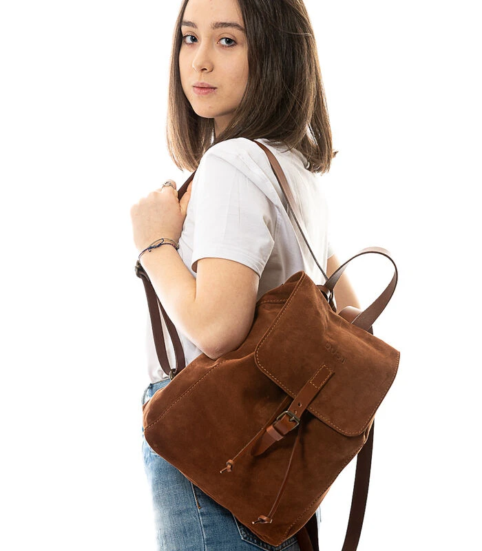 Leren Rugzak Suède Mod 226 5 Leren Rugzak Suède Mod 226 - Afbeelding 5