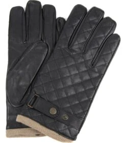 Quilted Handschoen Blacos Zwart