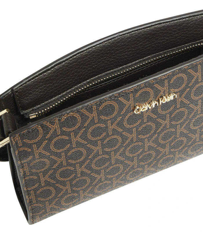 Calvin Klein Code Crossbodytas Bruin K60K6102830HD 3 Calvin Klein Code Crossbodytas Bruin K60K6102830HD - Afbeelding 3