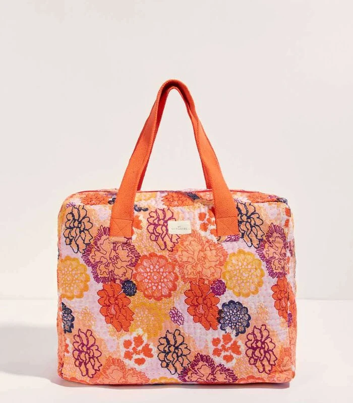 Grote Geüpcyclede Katoenen Weekendtas MALAI 1 Grote Geüpcyclede Katoenen Weekendtas MALAI