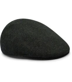 Profuomo Flat Cap Wol Donkergroen