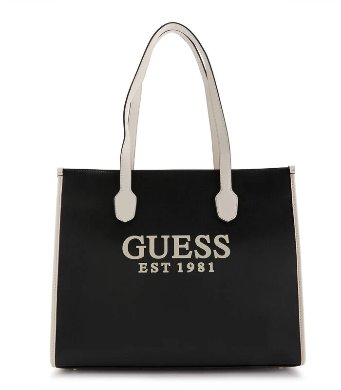Guess Silvana Shopper Zwart HWVG86-65240-BLA 1 Guess Silvana Shopper Zwart HWVG86-65240-BLA