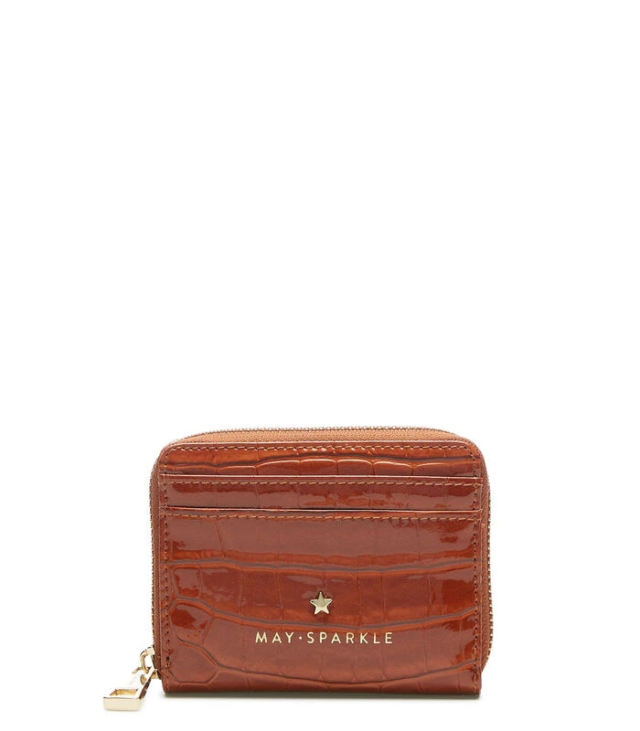 Festive Ritsportemonnee Bruin MS23011 1 Festive Ritsportemonnee Bruin MS23011