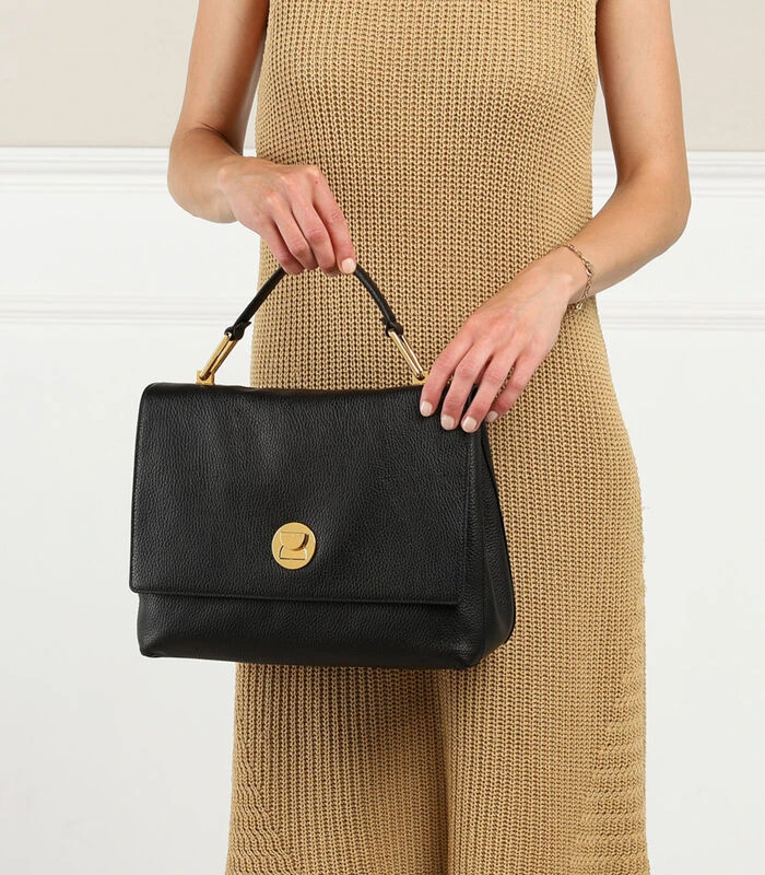 Coccinelle Liya Handtas Zwart E1MD0180101001 2 Coccinelle Liya Handtas Zwart E1MD0180101001 - Afbeelding 2