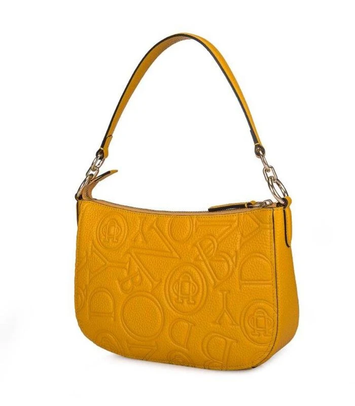 Lederen Handtas Helena Geel 2 Lederen Handtas Helena Geel - Afbeelding 2