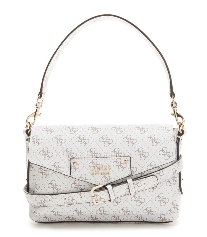 Guess Eco Brenton Schoudertas Wit HWESG8-39019-WLO 1 Guess Eco Brenton Schoudertas Wit HWESG8-39019-WLO