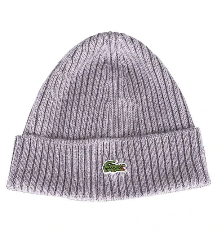 Lacoste Geribbelde Muts Met Geborduurd Logo 1 Lacoste Geribbelde Muts Met Geborduurd Logo
