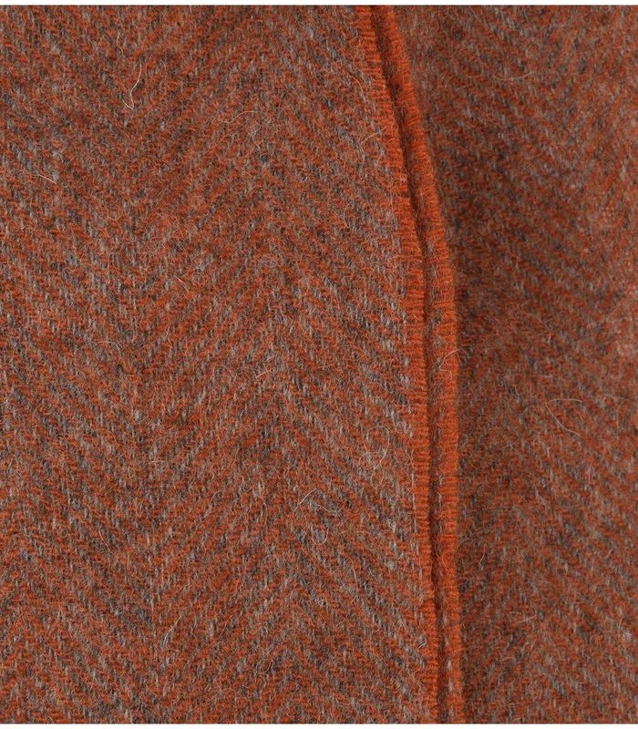 Profuomo Sjaal Wol Geweven Oranje 2 Profuomo Sjaal Wol Geweven Oranje - Afbeelding 2