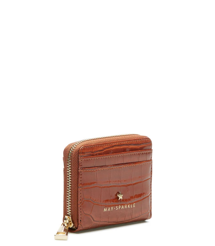 Festive Ritsportemonnee Bruin MS23011 3 Festive Ritsportemonnee Bruin MS23011 - Afbeelding 3