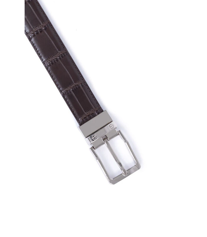 Hexagona Verstelbare En Omkeerbare Riem In Kalfsleder HANTS 2 Hexagona Verstelbare En Omkeerbare Riem In Kalfsleder HANTS - Afbeelding 2