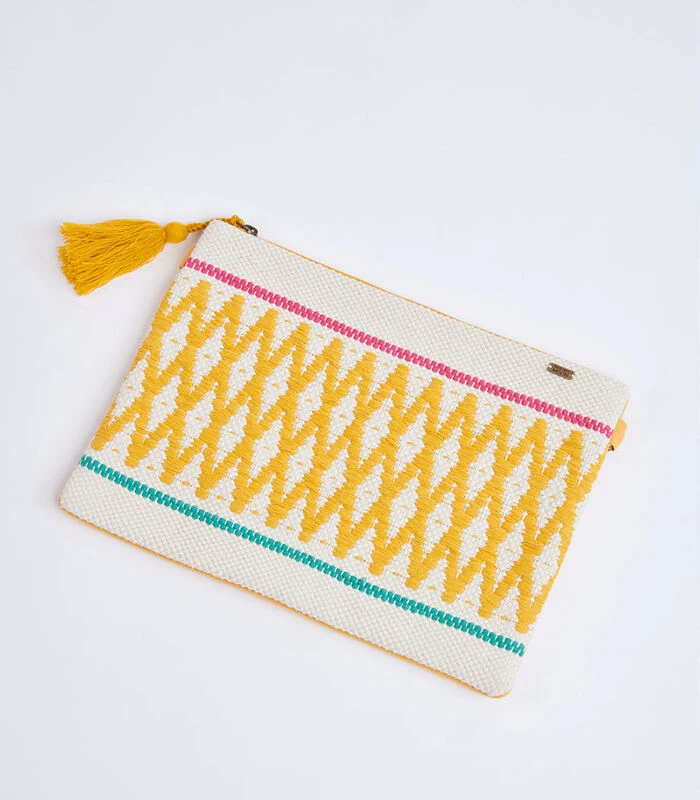 Banana Moon Aron Serra Gevlochten Clutch Tas 2 Banana Moon Aron Serra Gevlochten Clutch Tas - Afbeelding 2