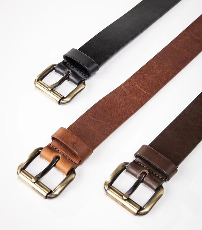 Leren Riem Zwart Maat XL 4 Leren Riem Zwart Maat XL - Afbeelding 4