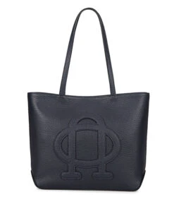 Lederen Handtas Christine Navy