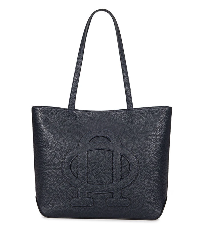 Lederen Handtas Christine Navy 1 Lederen Handtas Christine Navy