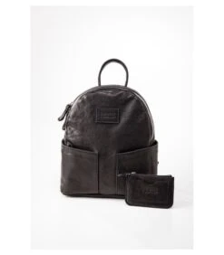 Leren Rugzak Van Lamsleer Zwart 8 Leren Rugzak Van Lamsleer Zwart -Hexagona winkel 3c70e4b2b6a940558246d196d954f11c