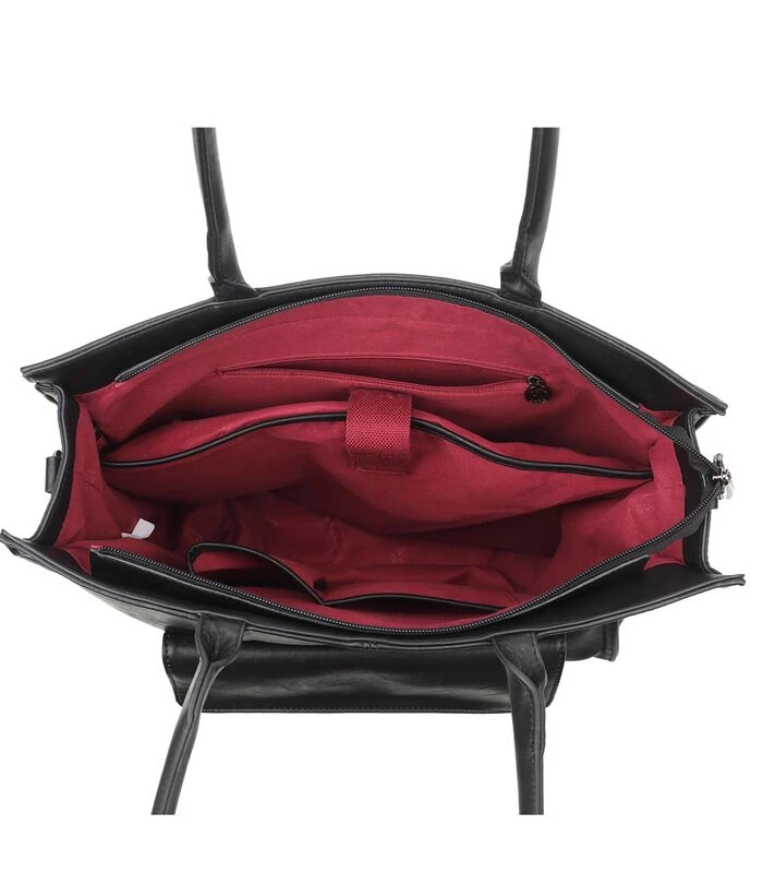 Wimona Fantasia Laptoptas 14'' Black 3 Wimona Fantasia Laptoptas 14'' Black - Afbeelding 3