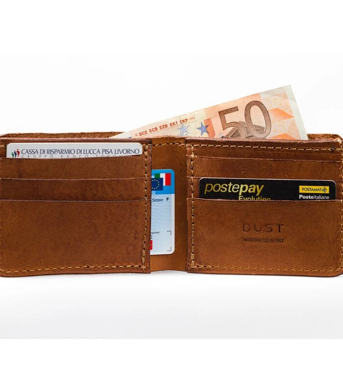 Leren Portemonnee Voor Heren Mod 110 2 Leren Portemonnee Voor Heren Mod 110 - Afbeelding 2