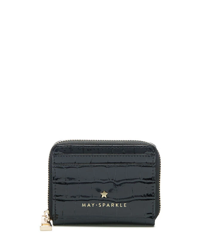 Festive Ritsportemonnee Zwart MS23008 1 Festive Ritsportemonnee Zwart MS23008