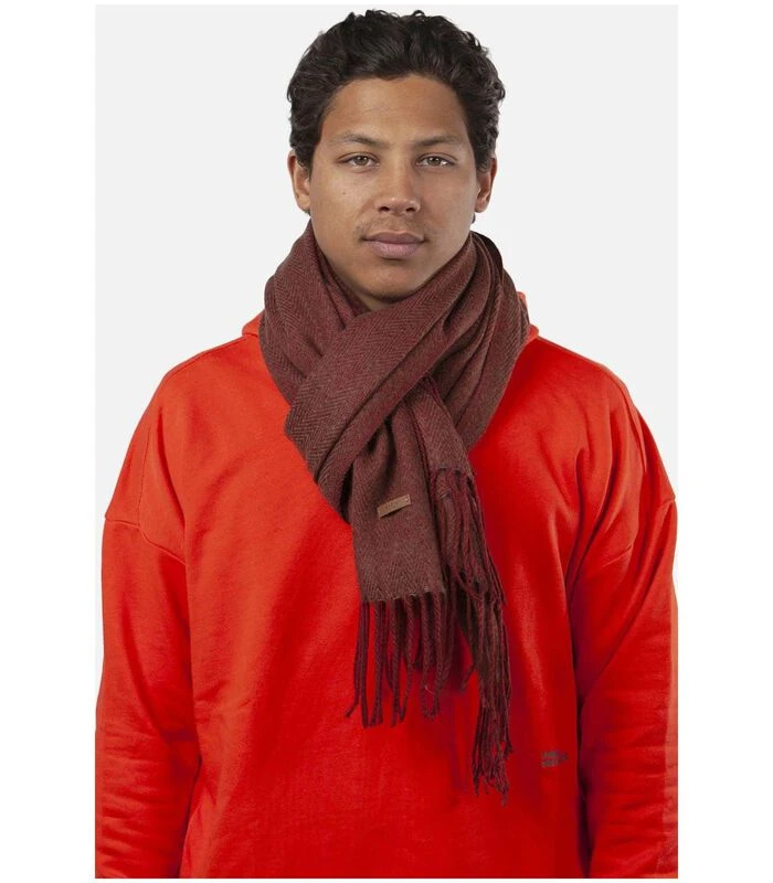 Barts Soho Sjaal Bordeaux 2 Barts Soho Sjaal Bordeaux - Afbeelding 2