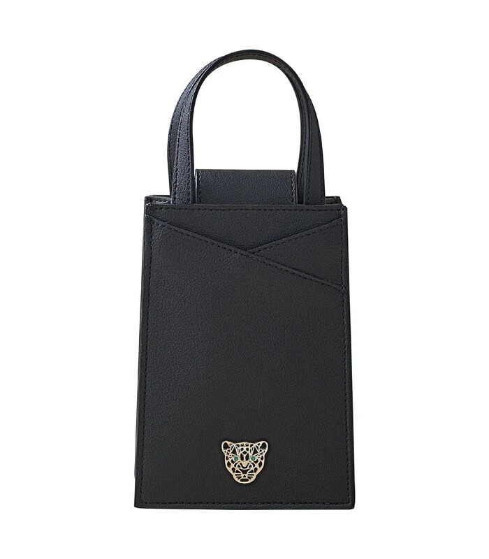 Zoë Mini Tas Leopard Bourgondië 3 Zoë Mini Tas Leopard Bourgondië - Afbeelding 3