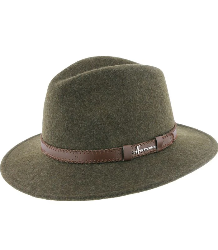 Vilten Hoed Met Kunstleren Riem MAC LORCA 1 Vilten Hoed Met Kunstleren Riem MAC LORCA