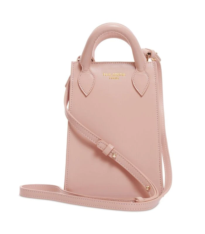 Ernest - Mini Roze Leren Tas 1 Ernest - Mini Roze Leren Tas