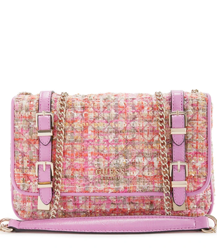 Guess Adam Crossbodytas Roze HWTF86-94210-FMU 4 Guess Adam Crossbodytas Roze HWTF86-94210-FMU - Afbeelding 4