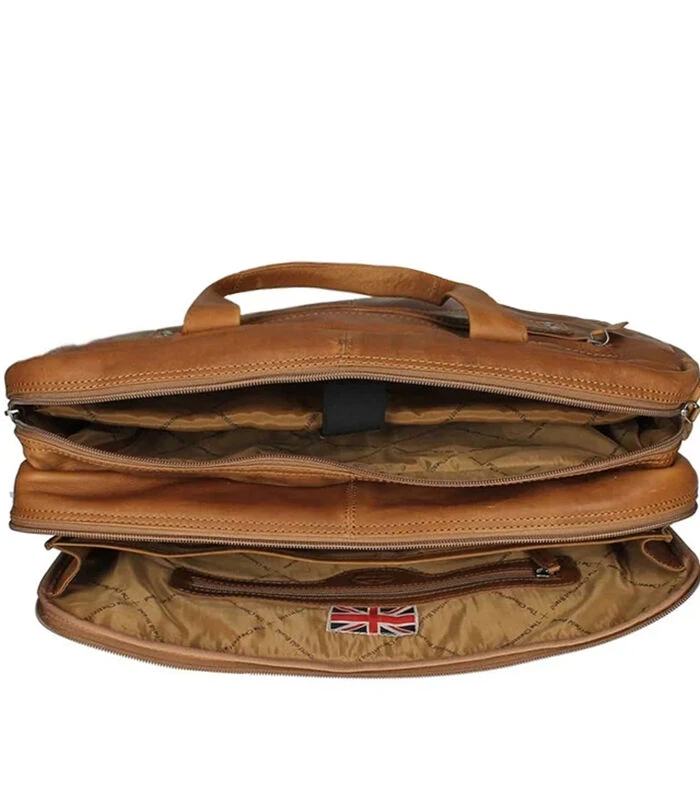 The Chesterfield Brand Ryan Laptopbag Large Cognac 3 The Chesterfield Brand Ryan Laptopbag Large Cognac - Afbeelding 3