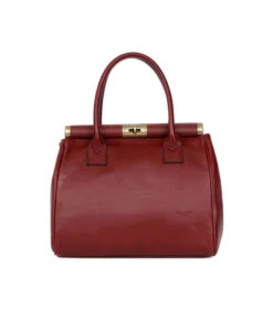 Hexagona Handtas 2 Handgreep In Kalfsleder RÉPUBLIQUE