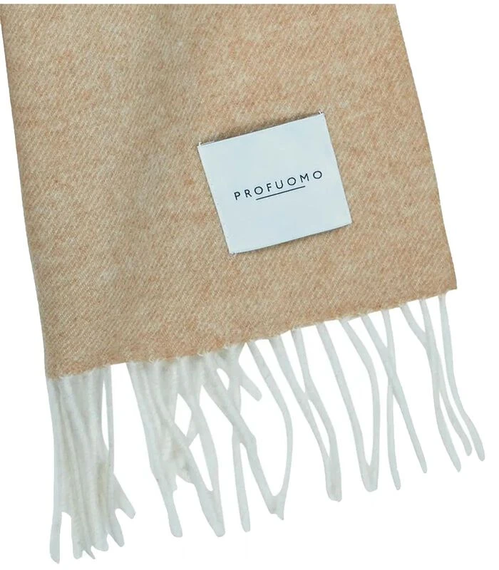 Profuomo Sjaal Lamswol Camel 2 Profuomo Sjaal Lamswol Camel - Afbeelding 2